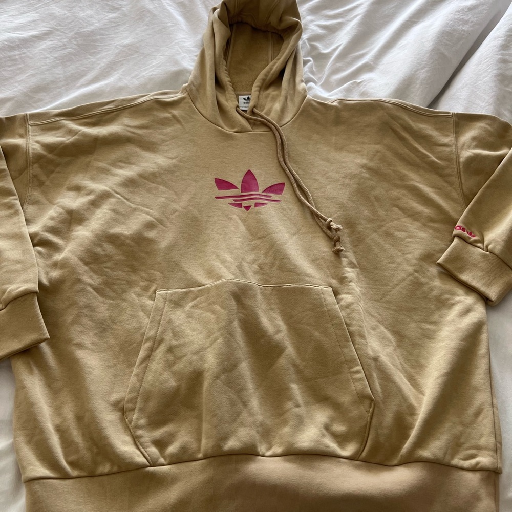 Nwt women’s adidas trefoil oversized hoodie sz small